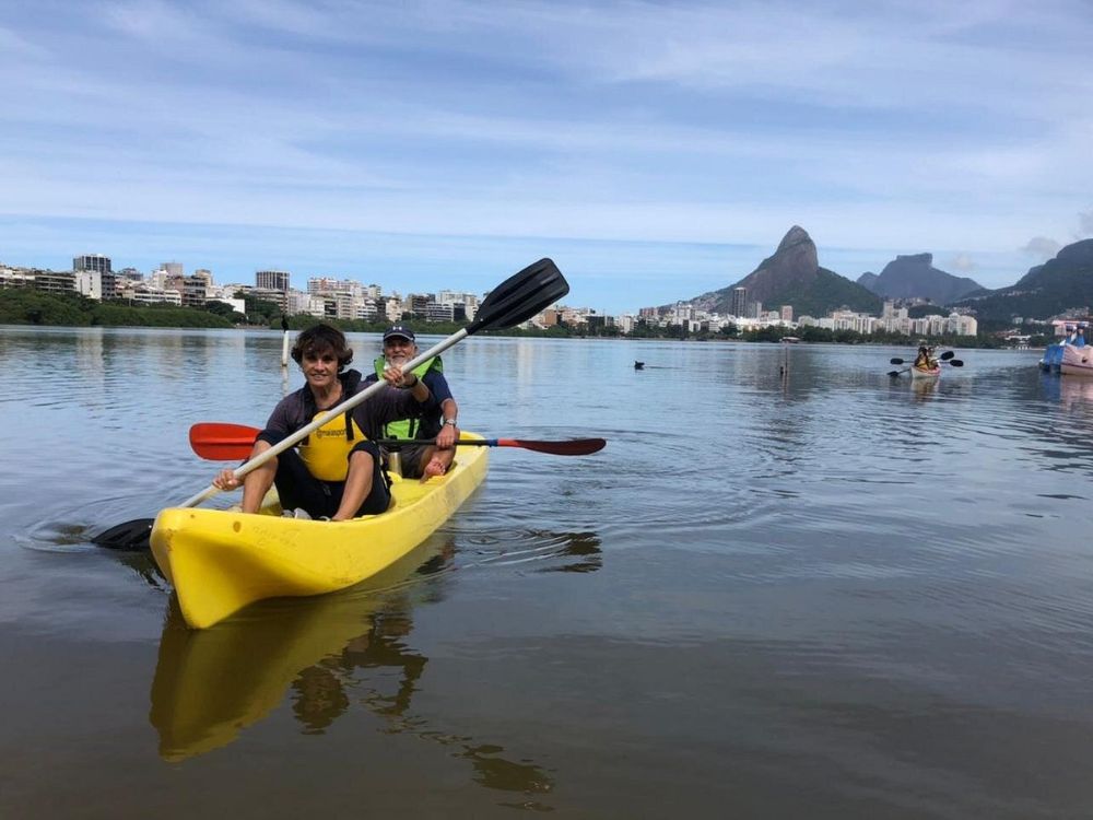 Remada com Kayaks na Lagoa de Freitas 1