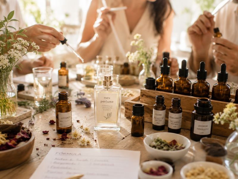 Oficina de Perfumaria Natural: Crie Seu Primeiro Perfume com as Próprias Mãos