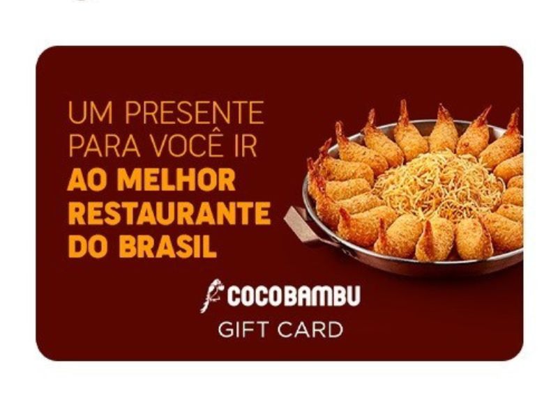 Gift Card Coco Bambu Virtual